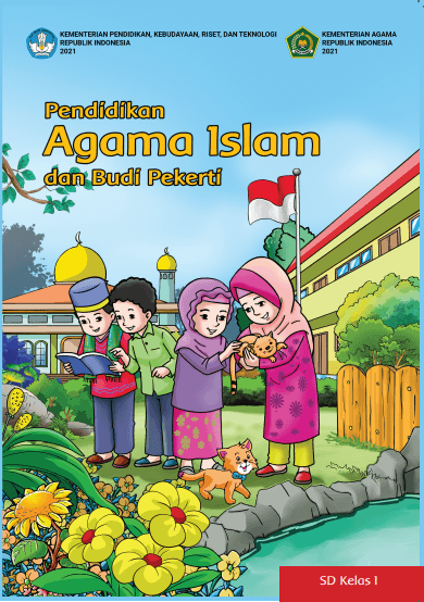 Sampul buku Pendidikan Agama Islam dan Budi Pekerti untuk SD Kelas I
